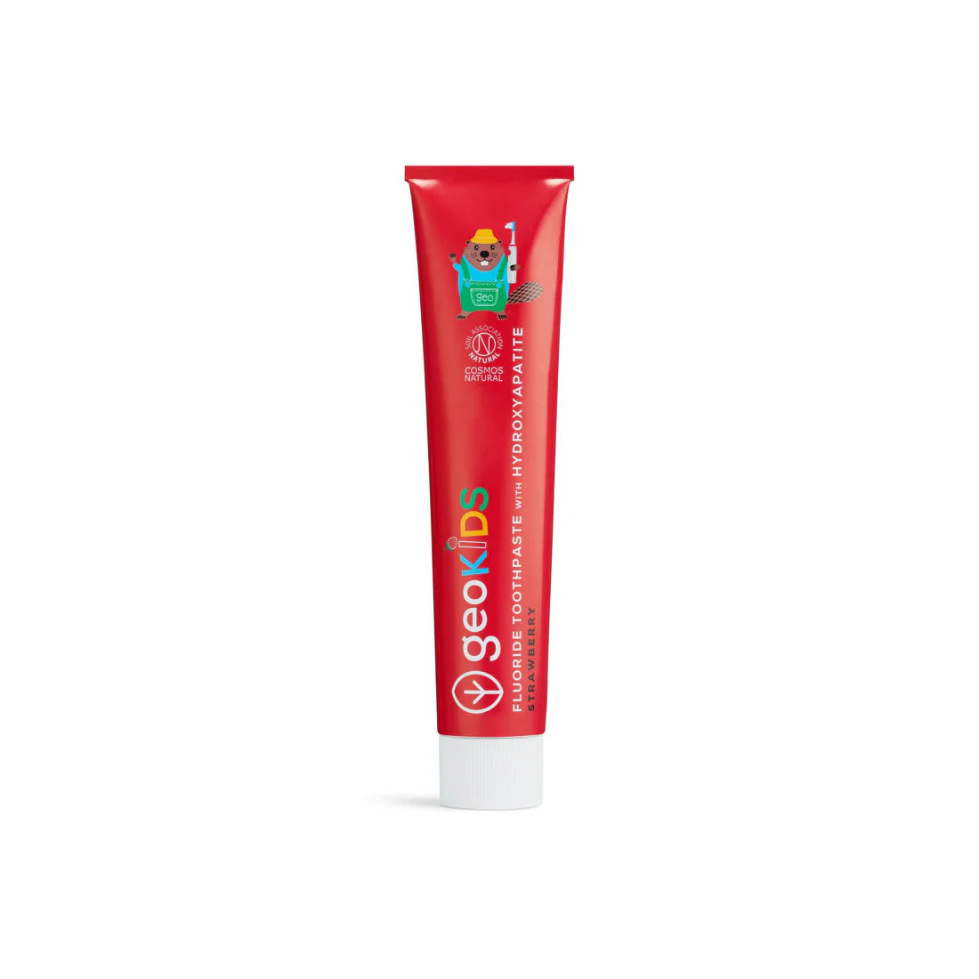 Strawberry Kids Fluoride Toothpaste with Hydroxyapatite