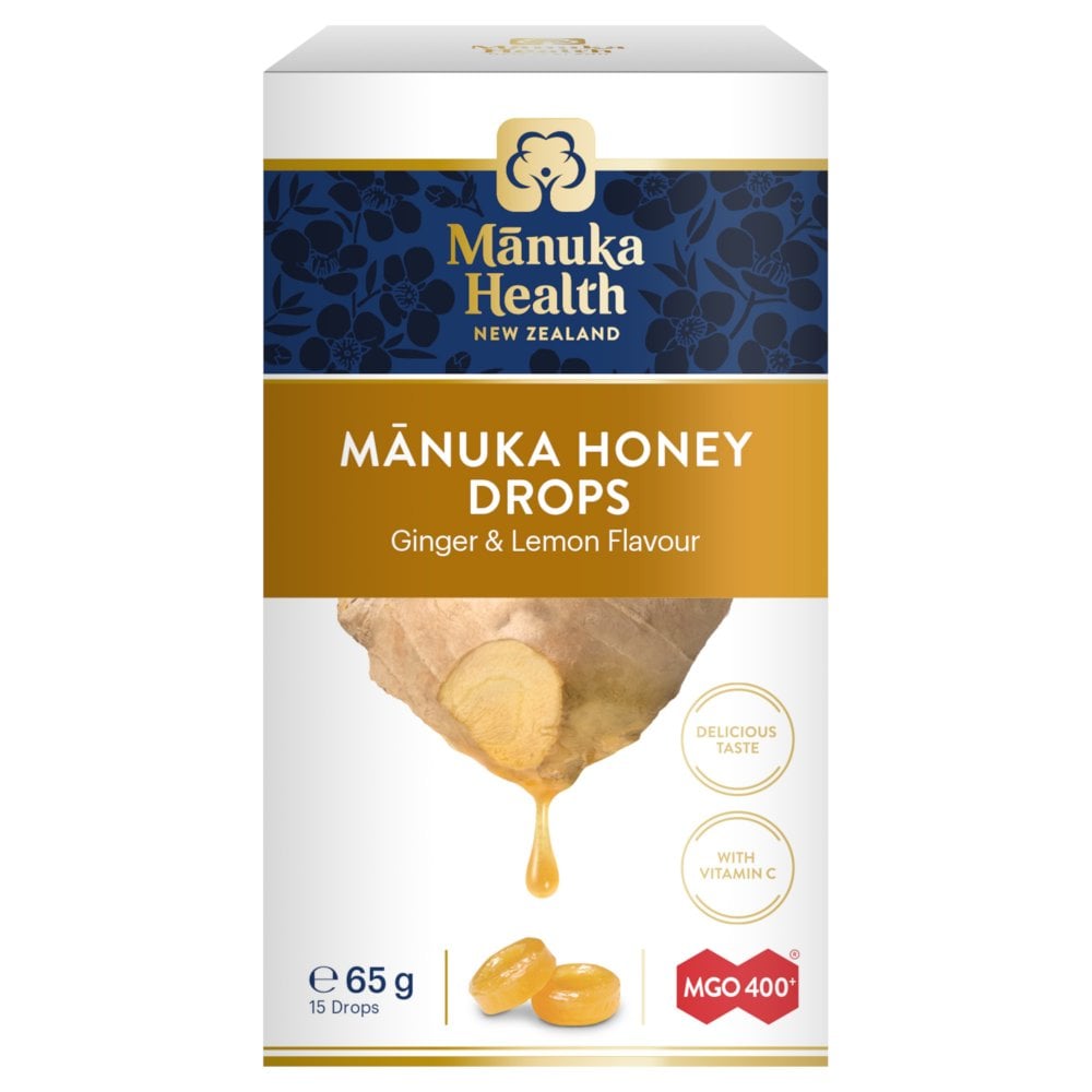 Manuka Honey MGO 400+ Lozenges with Ginger and Lemon