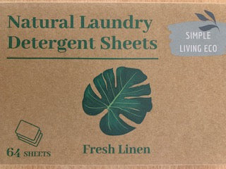 Simple Living Eco Laundry Detergent Sheets - Fresh Linen
