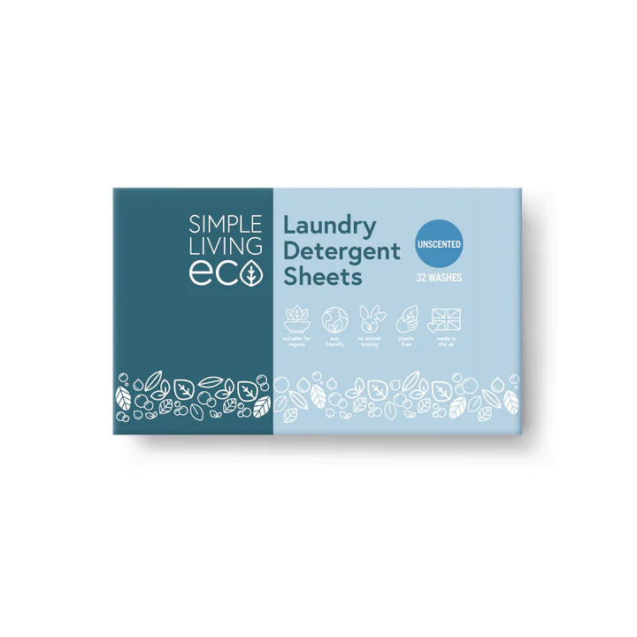 Simple Living Eco 32 Laundry Detergent Sheets