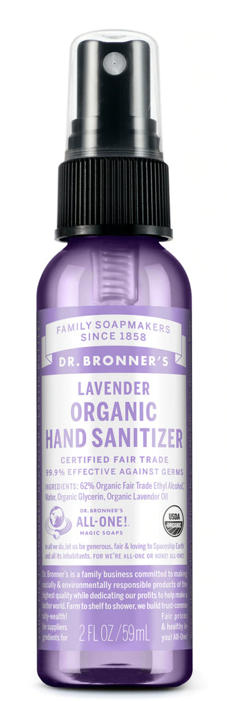 Dr Bronner's Organic Lavender Hand Hygiene Spray