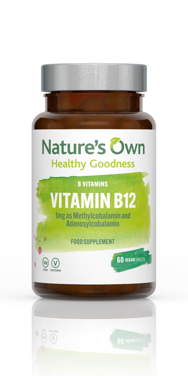 Vitamin B12: Sublingual 1mg