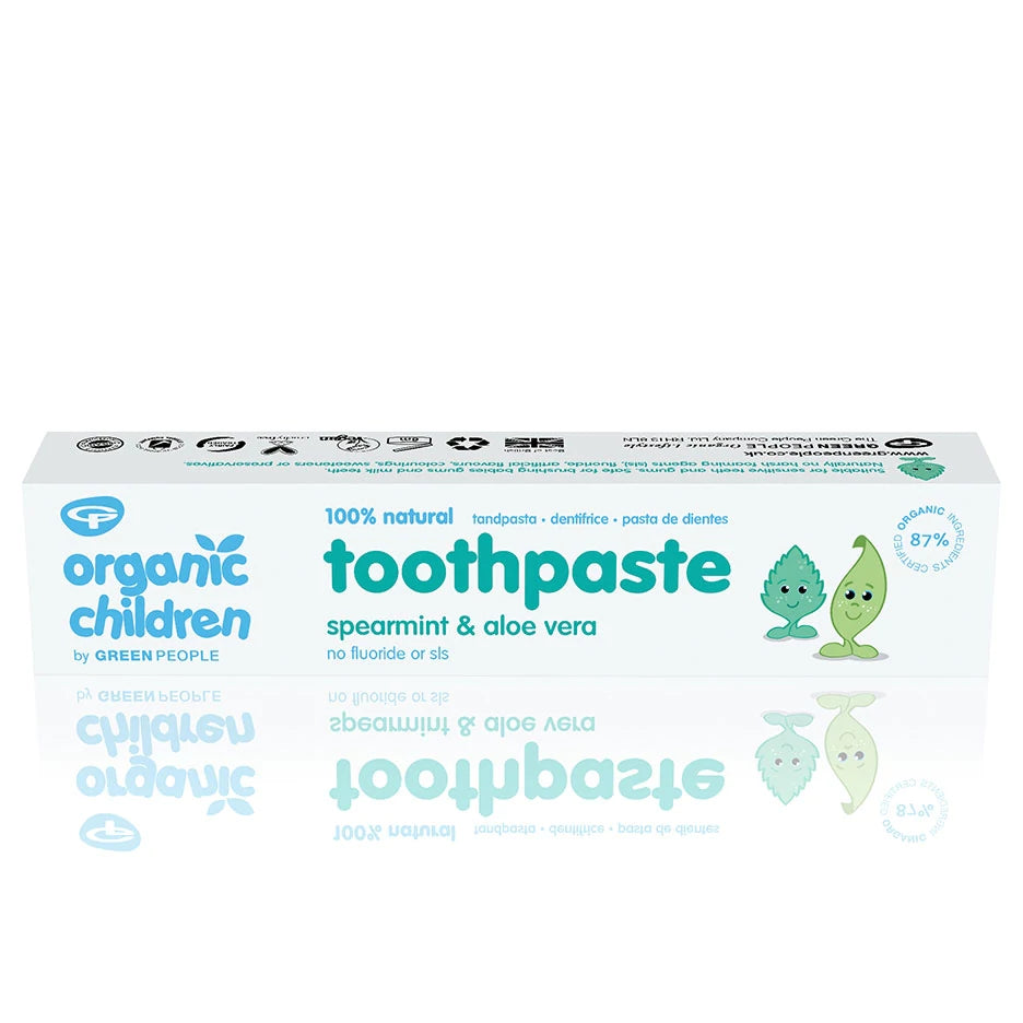 Organic Childrens Spearmint & Aloe Vera Toothpaste