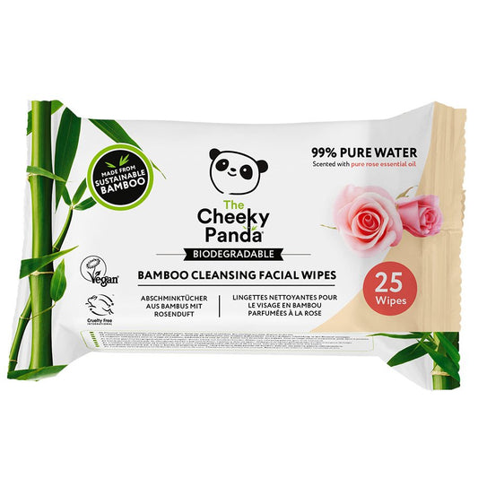 Bamboo facial wipes Rose