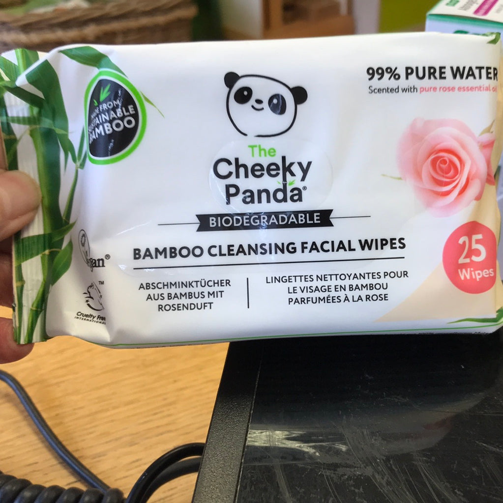 Bamboo facial wipes Rose
