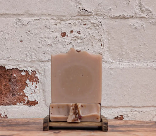 Goats Milk Rose Geranium & Pink Clay Soap