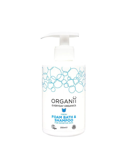 Fresh Foam Bubble Bath & Shampoo For Sensitive Skin