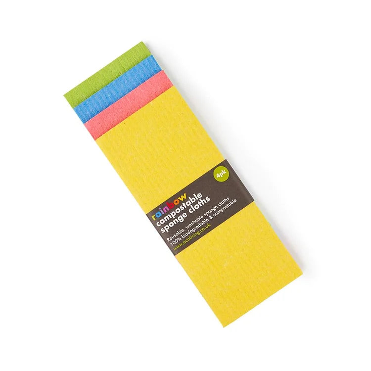 Compostable Sponge Cloth 4 pack