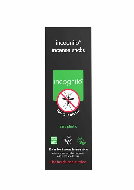 Incognito Insect Deterrent Insence Sticks Pack Of 10