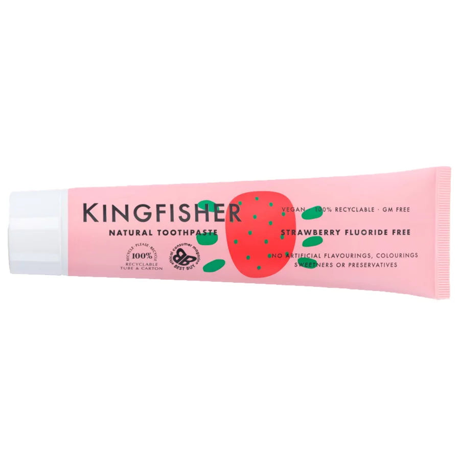 Natural Toothpaste Fluoride Free Strawberry