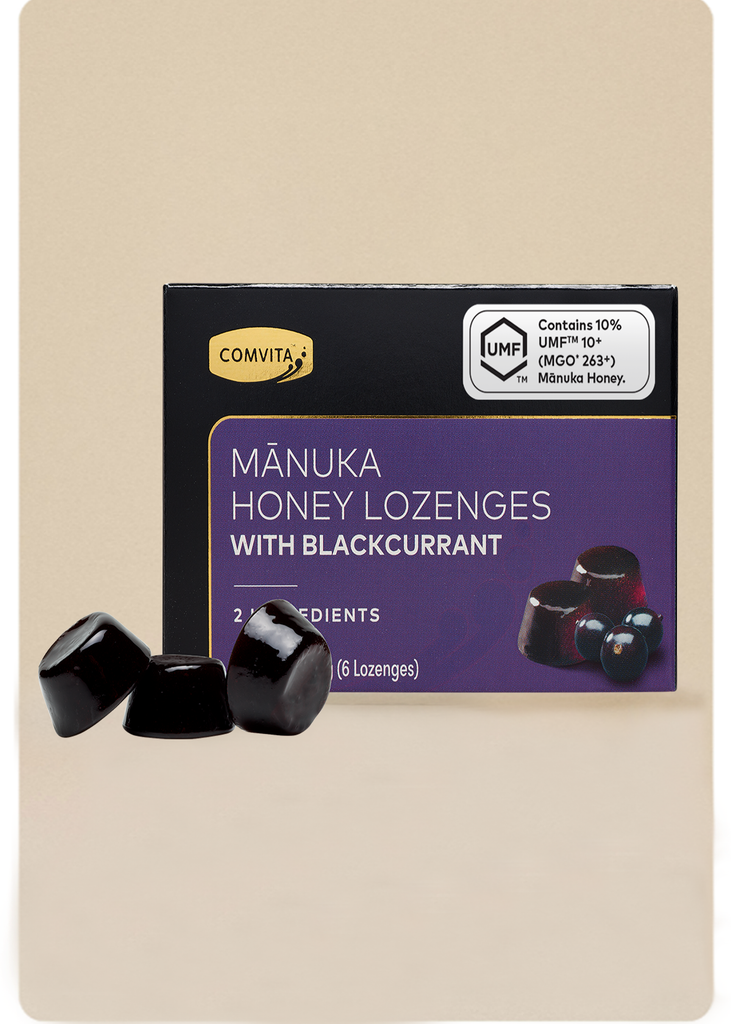 Manuka Honey Lozenges with Blackcurrant