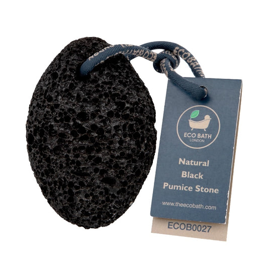 Natural black pumice stone