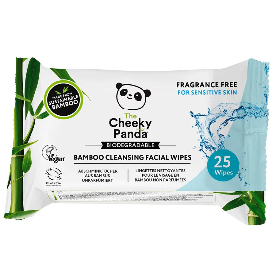 Bamboo facial cleansing wipes