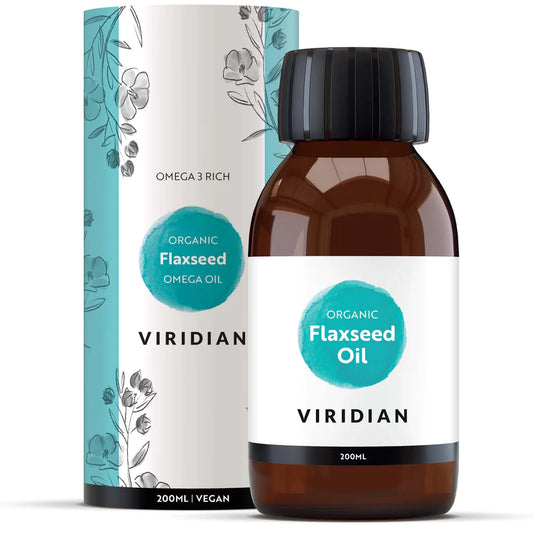 100% Organic Golden Flaxseed Oil