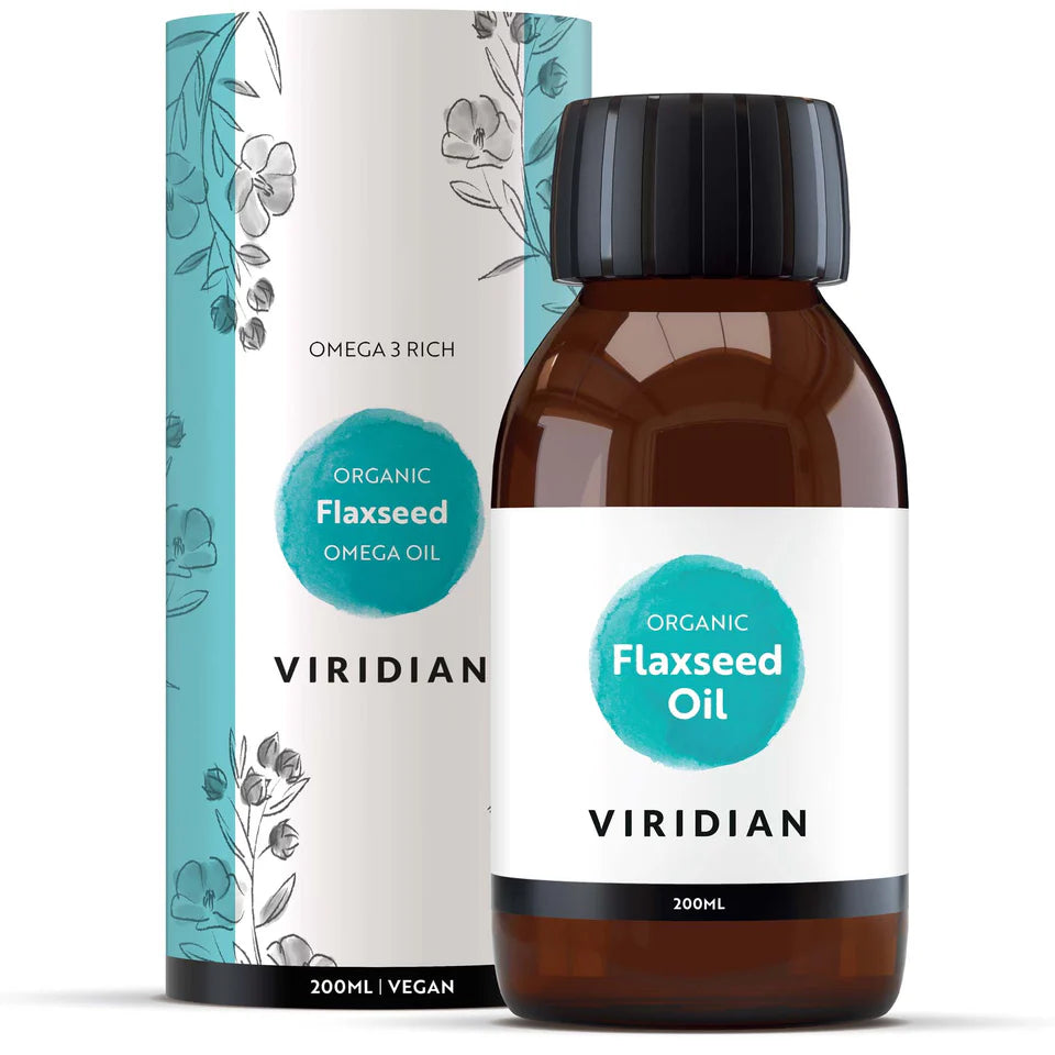 100% Organic Golden Flaxseed Oil