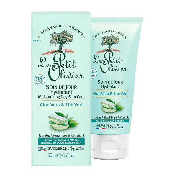 Aloe Vera and The Vert moisturising day skin care