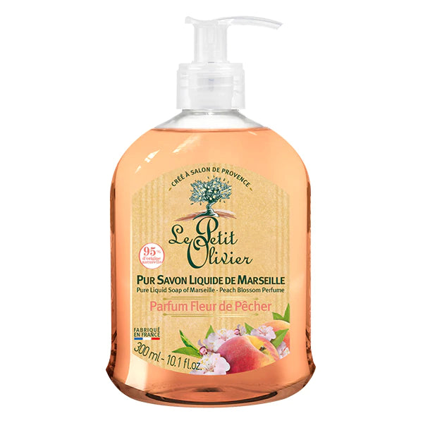 Pure Liquid Soap of Marseille Verbena Peach Blossom Perfume