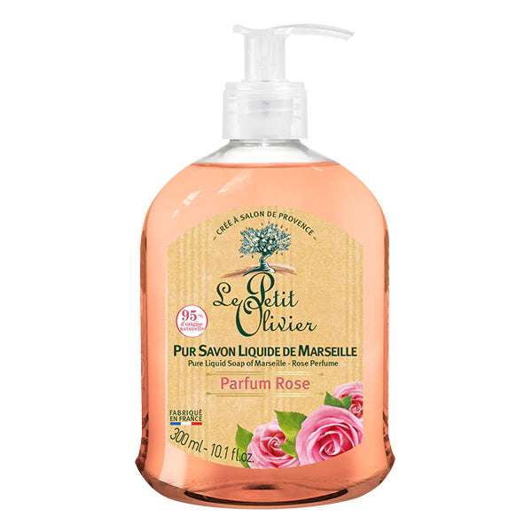 Pure Liquid Soap of Marseille- Rose Perfume