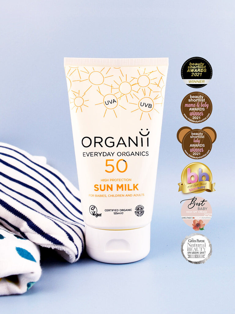 Organic High Protection Sun Milk Spf50