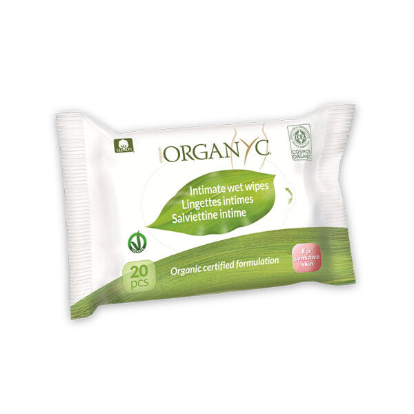 Organic Cotton Intimate Wet Wipes