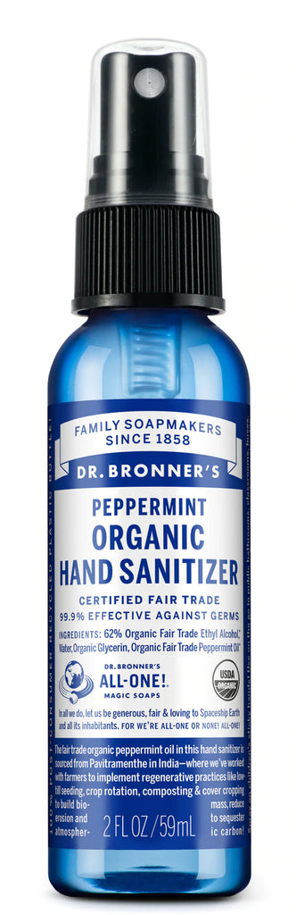 Dr Bronner's Organic Peppermint Hand Hygiene Spray