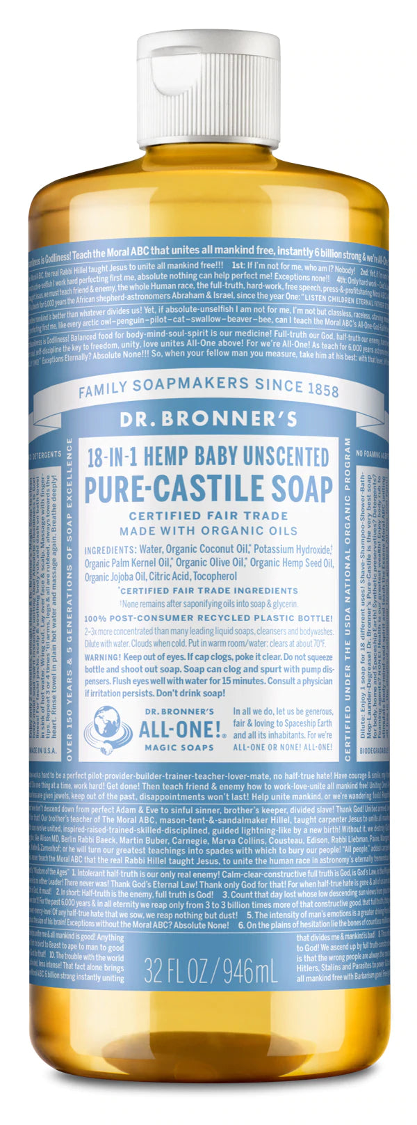 Pure Castile All One Soap Baby Mild