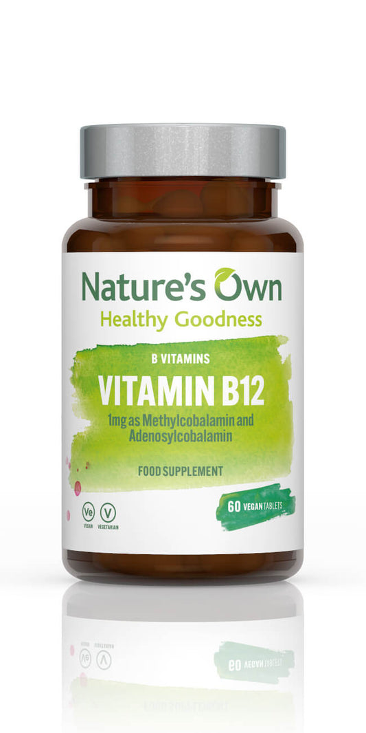 Vitamin B12: Sublingual 1mg