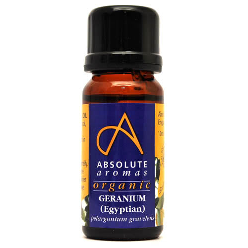 Absolute Aromas Geranium (Egyptian) Organic Essential Oil 10ml