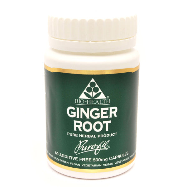 Bio-Health Ginger Root 60 (500gm) Capsules