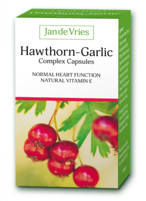 Jan De Vries Hawthorn-Garlic Complex Capsules